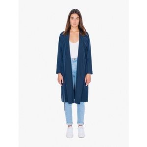 AA Blue Dylan Trench Coat Duster Tie Waist M/L